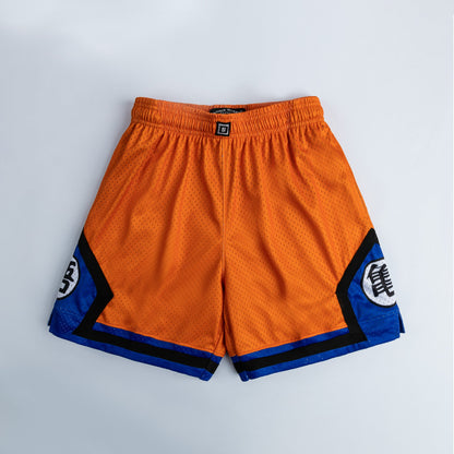 Goku retro anime basketball mesh shorts