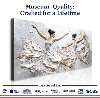 Modern Ethereal Dancers Wall Art by Tailored Canvases