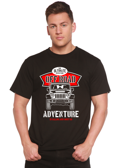 Off Road men's short sleeve graphic T-shirt in bamboo viscose and organic cotton