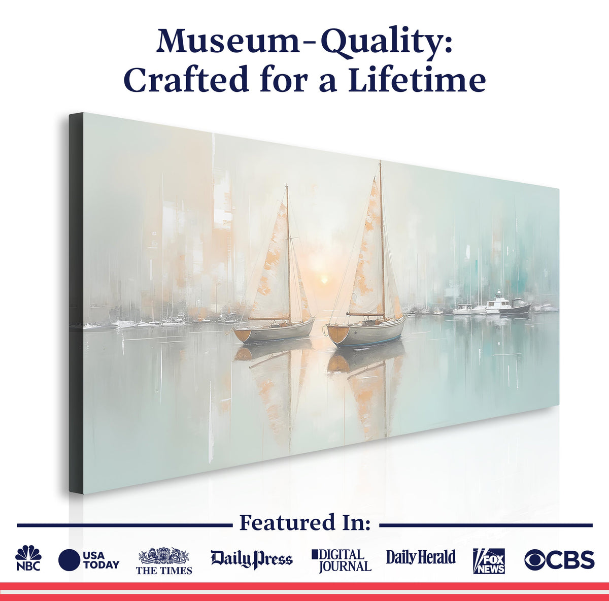 Abstract Pier and Dock Wall Art by Tailored Canvases