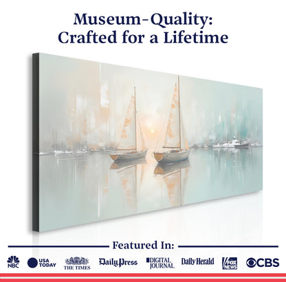 Abstract Pier and Dock Wall Art by Tailored Canvases