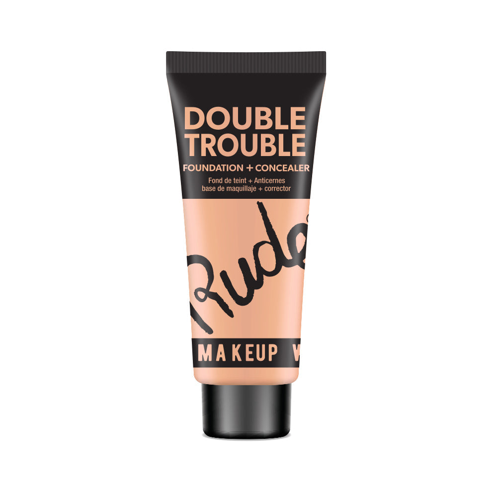 RUDE Double Trouble Foundation + Concealer by Avera Group