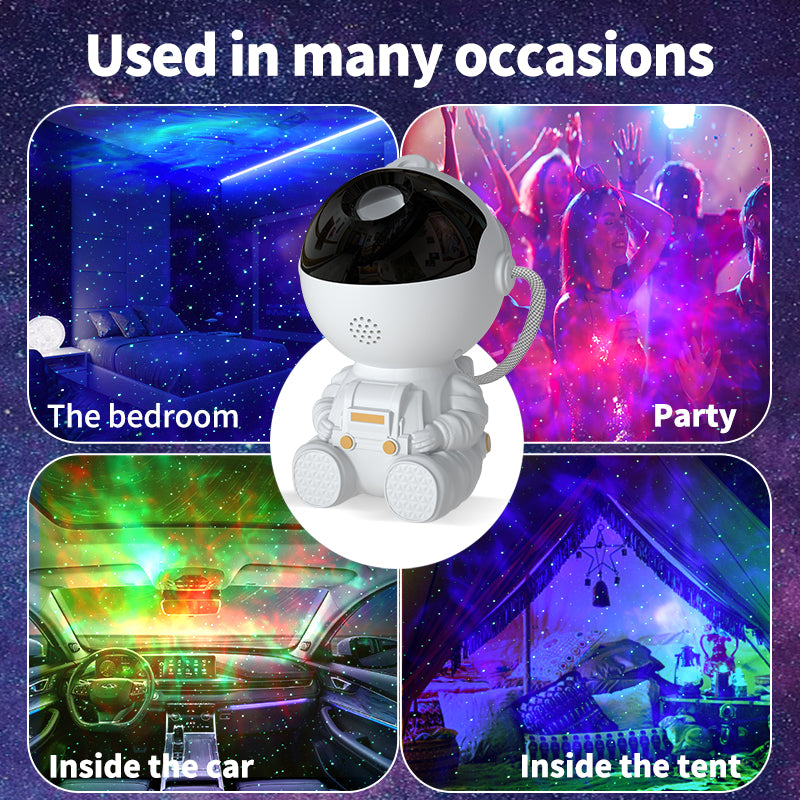 Astronaut Galaxy Projector, Star Projector Galaxy Light, Night Light for Kids, Nebula Ceiling LED Lamp, Room Decor, with Remote, Gifts for Birthdays by KARONDA RENE LEWIS