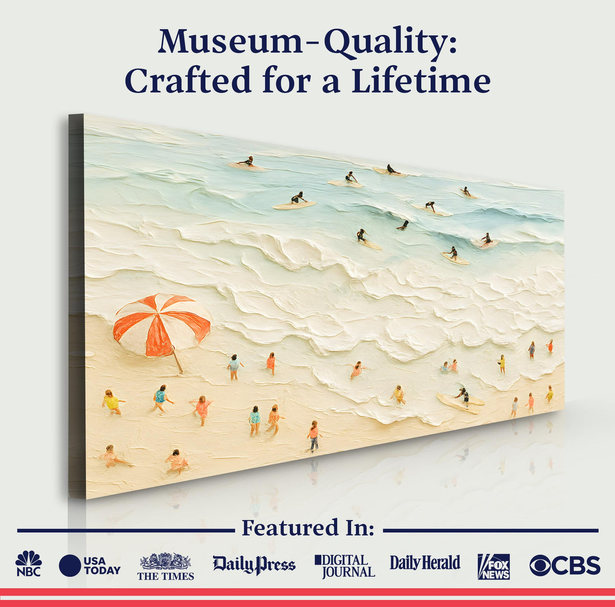 Beach Days Wall Art XIII by Tailored Canvases