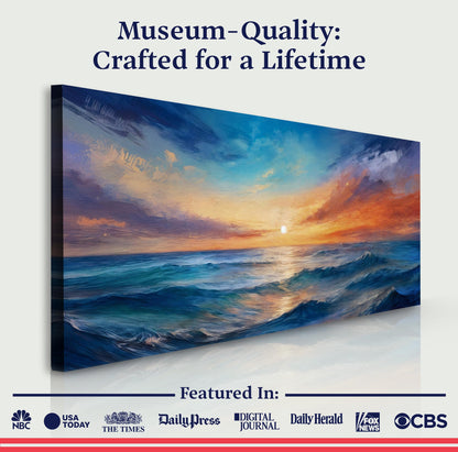 Waterscape Abstract Wall Art XIII by Tailored Canvases