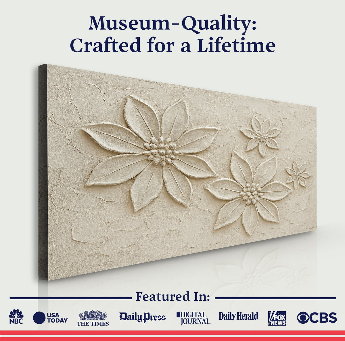Floral Abstract Wall Art V by Tailored Canvases
