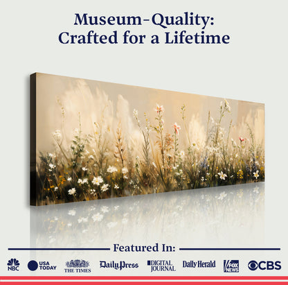Flower Field Wall Art by Tailored Canvases