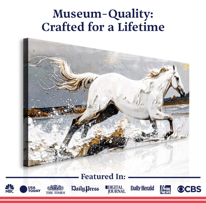 Modern Abstract Horse Wall Art by Tailored Canvases