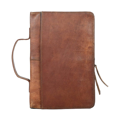 Leather Book Cover by Classy Leather Bags