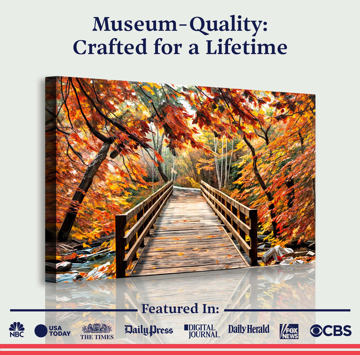 Crossing Autumn Wall Art by Tailored Canvases