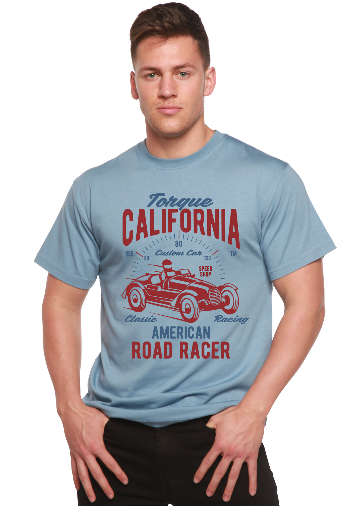 Torque California men's bamboo graphic T-shirt – view 2