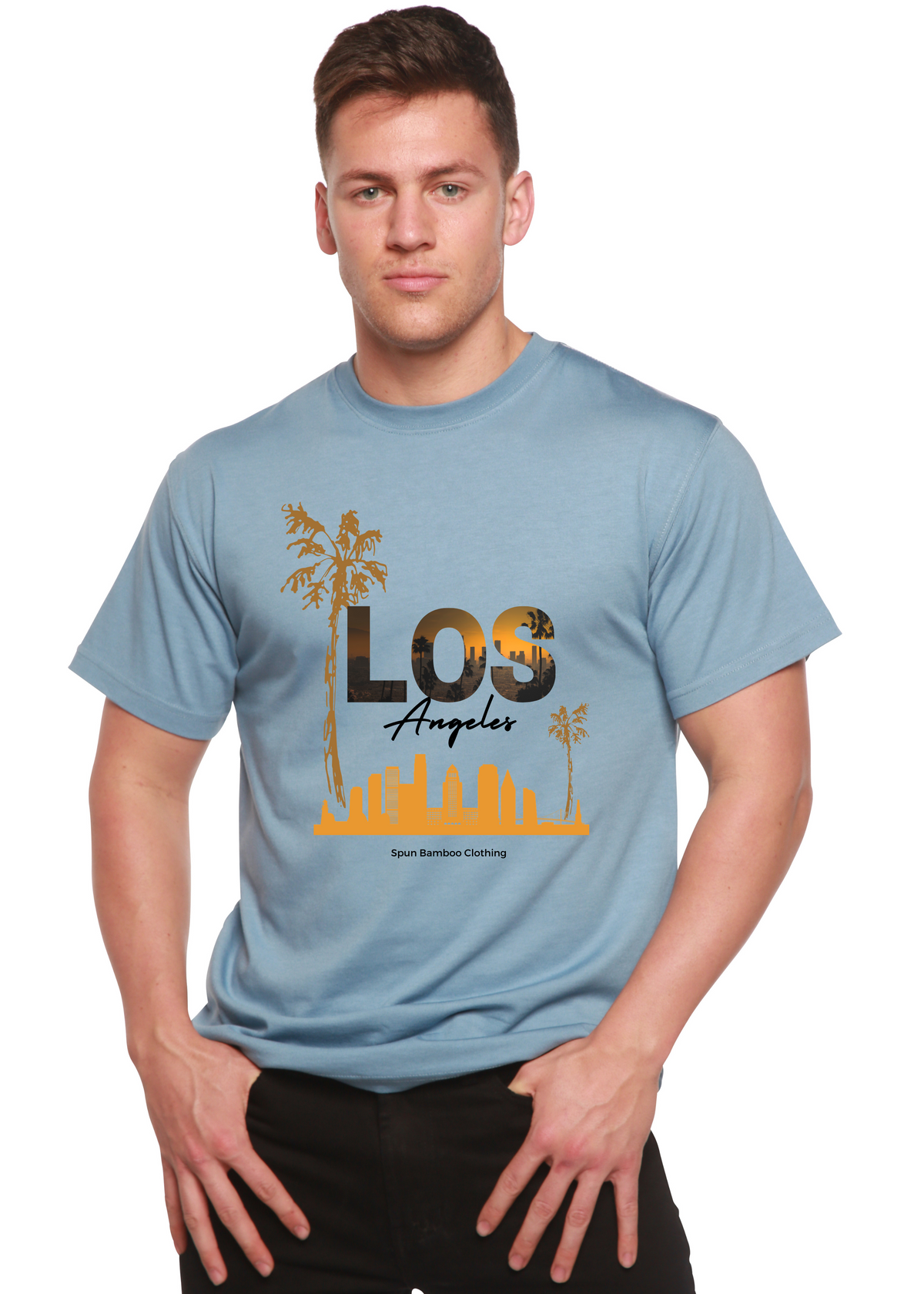 Los Angeles unisex bamboo graphic T-shirt – view 11
