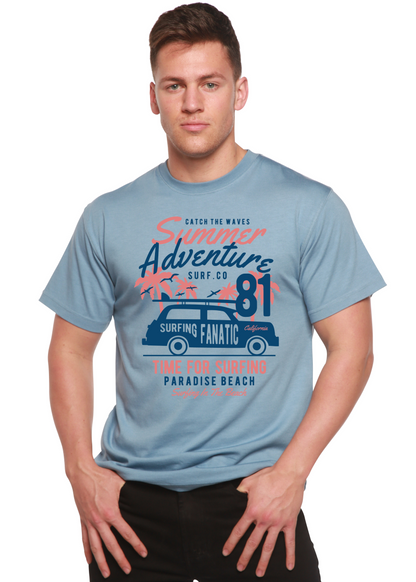 Summer Adventure men's bamboo graphic T-shirt – view 4