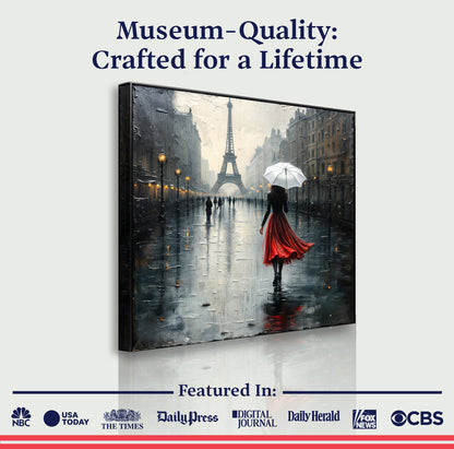 Paris Stroll Painting Wall Art by Tailored Canvases