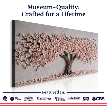 Blush Blossom Wall Art by Tailored Canvases