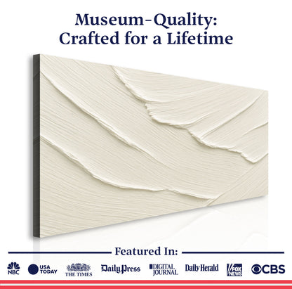 Abstract Minimalist Wave Wall Art II by Tailored Canvases