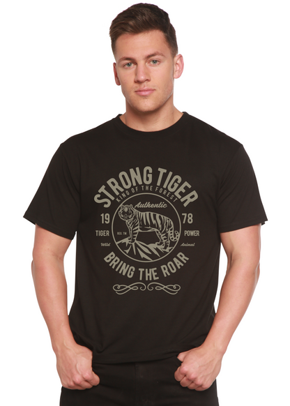 Strong Tiger men's bamboo graphic T-shirt – view 2