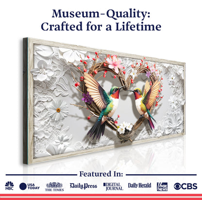 3D Hummingbirds Wall Art IV canvas by Tailored Canvases, view 6