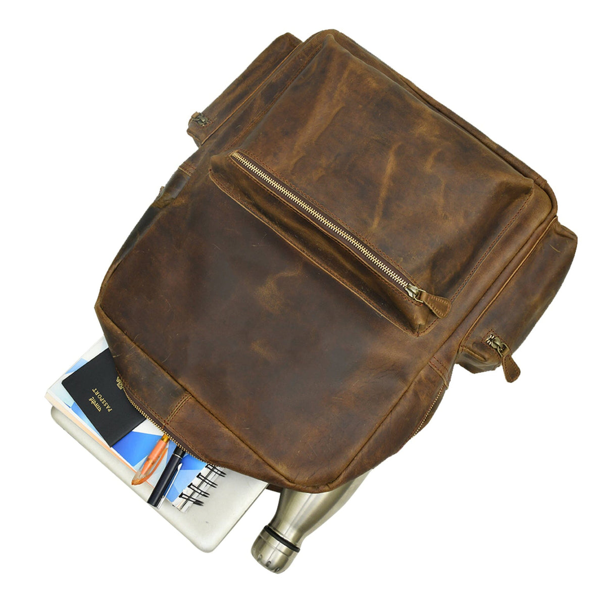 Barclay Buffalo Backpack by Classy Leather Bags