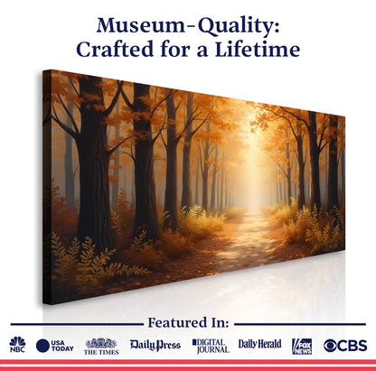 Abstract Forest Landscape Wall Art by Tailored Canvases
