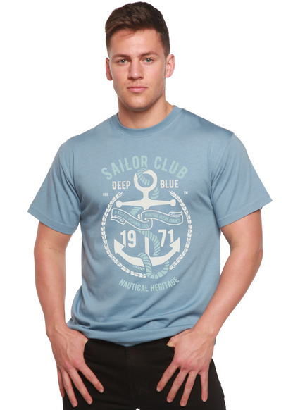 Sailor Club men's bamboo graphic T-shirt – view 5