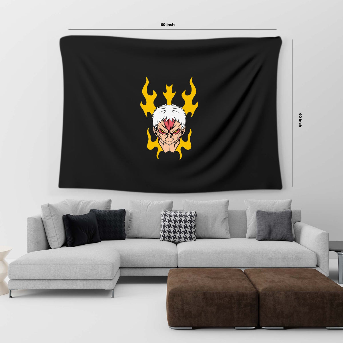 Large 60 x 40 inch wall tapestry – view 4