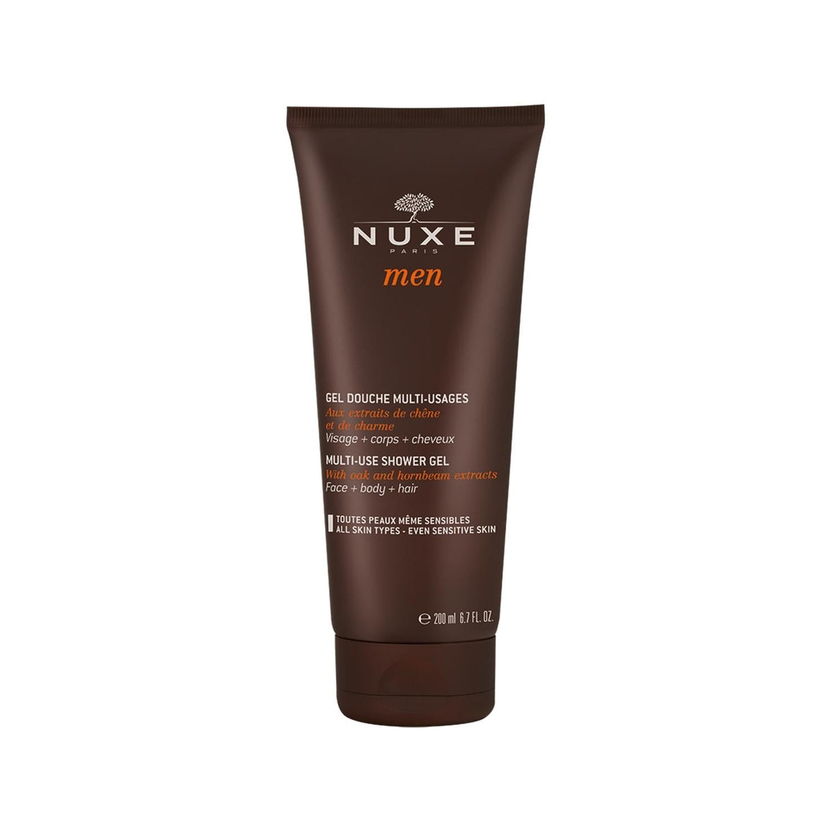 Nuxe Men Multi-Use Shower Gel 200ml - Convenient and Nourishing Body Wash for Men by Beauty Care Bag