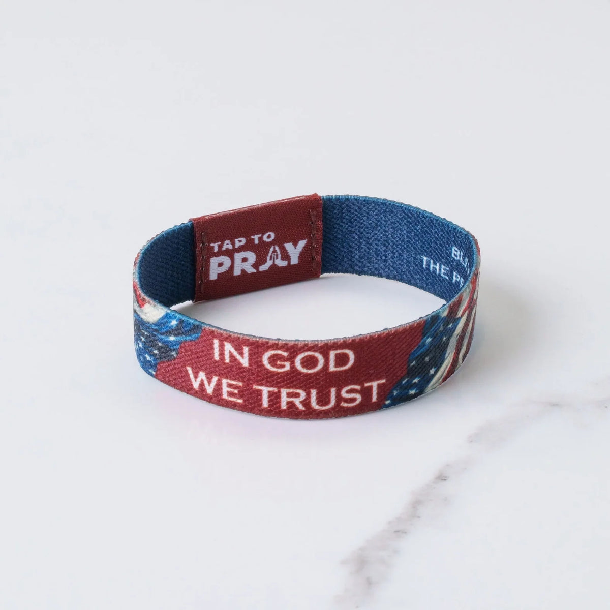 American Patriot Tap to Pray Wristband by Rust & Cinder