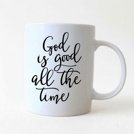 Christian Coffee Mug – God Is Good Mug | Bible Verse Ceramic Cup, Dishwasher Safe by Joyful Moose