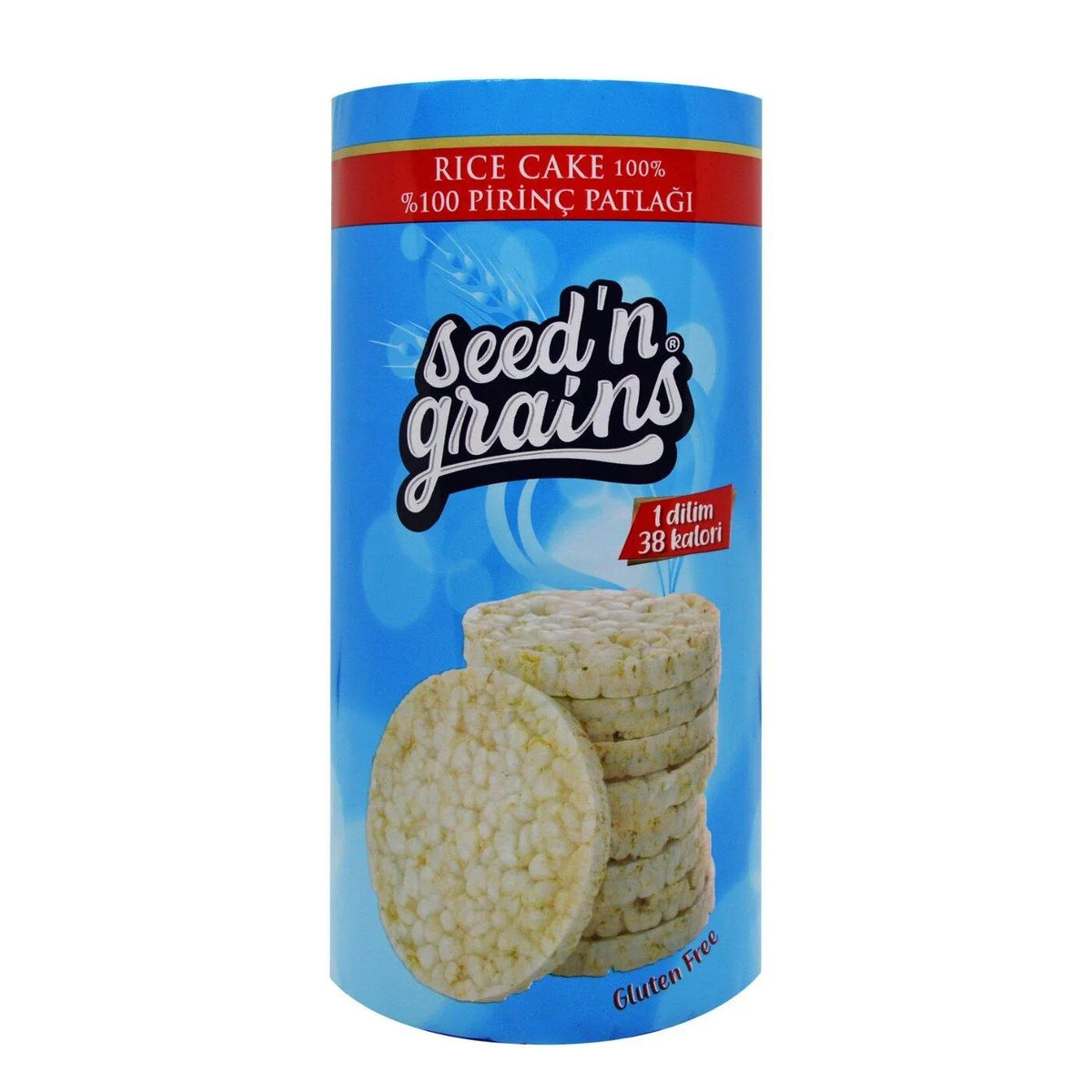 Seedn Grains Rice Cake Crispy Gluten-Free Snack 135g by Beauty Care Bag