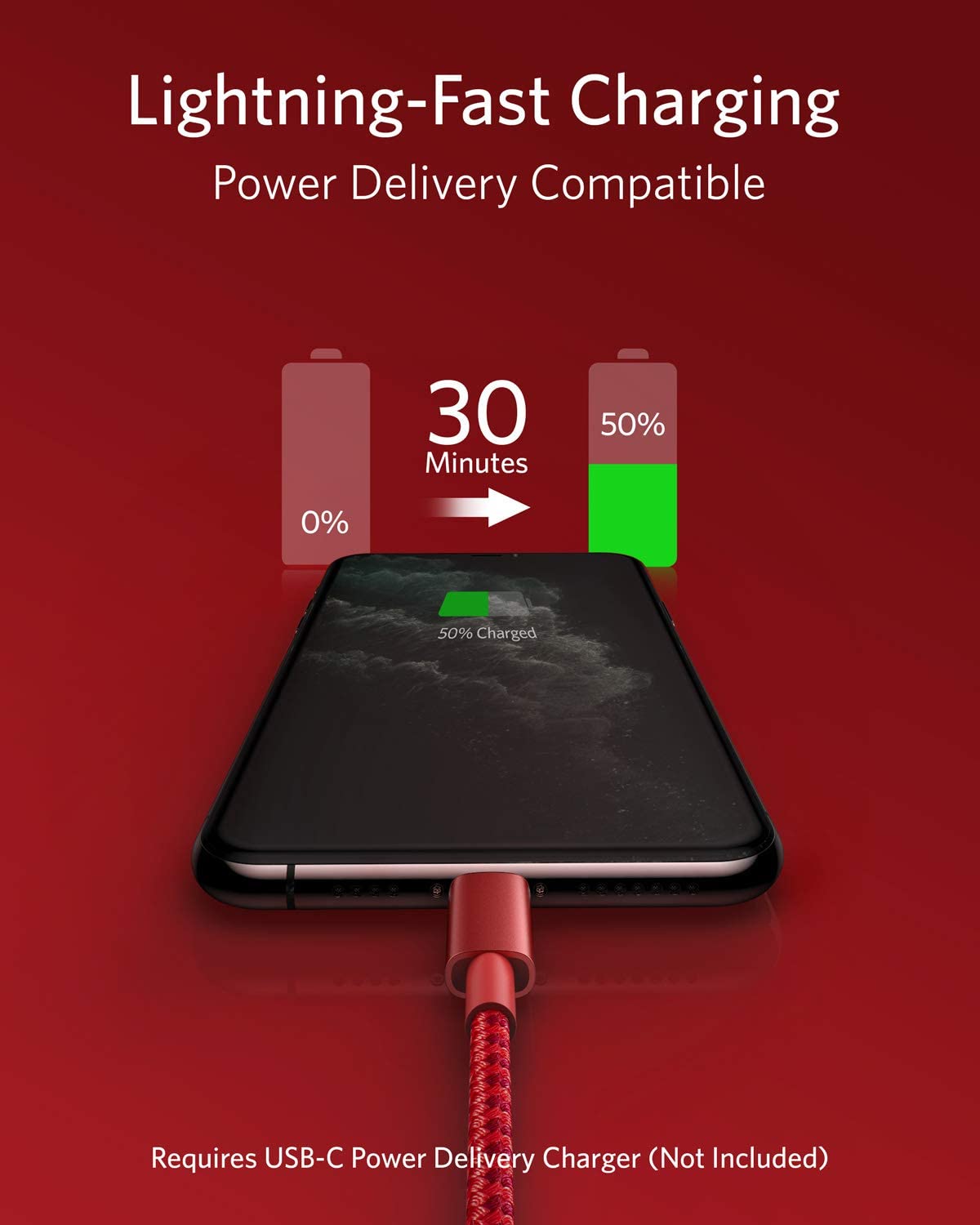 Anker <b>331</b> USB-C to Lightning Cable by Anker