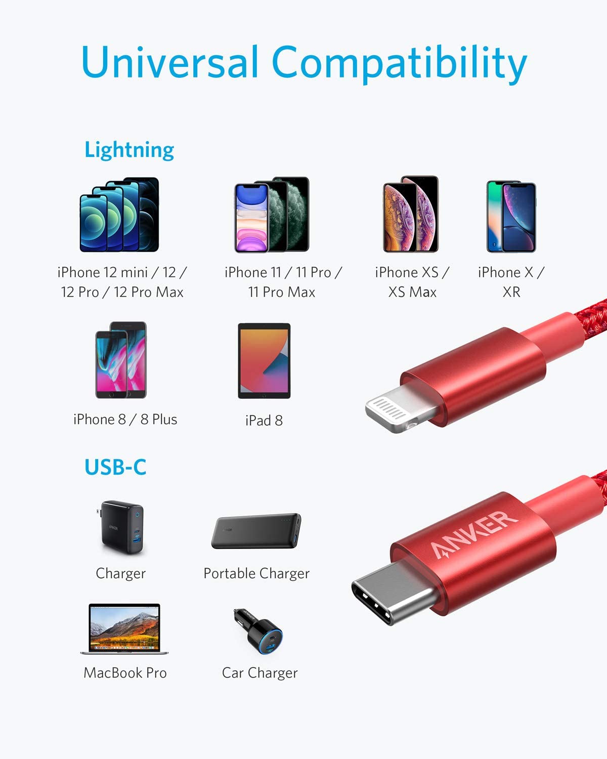 Anker <b>331</b> USB-C to Lightning Cable by Anker