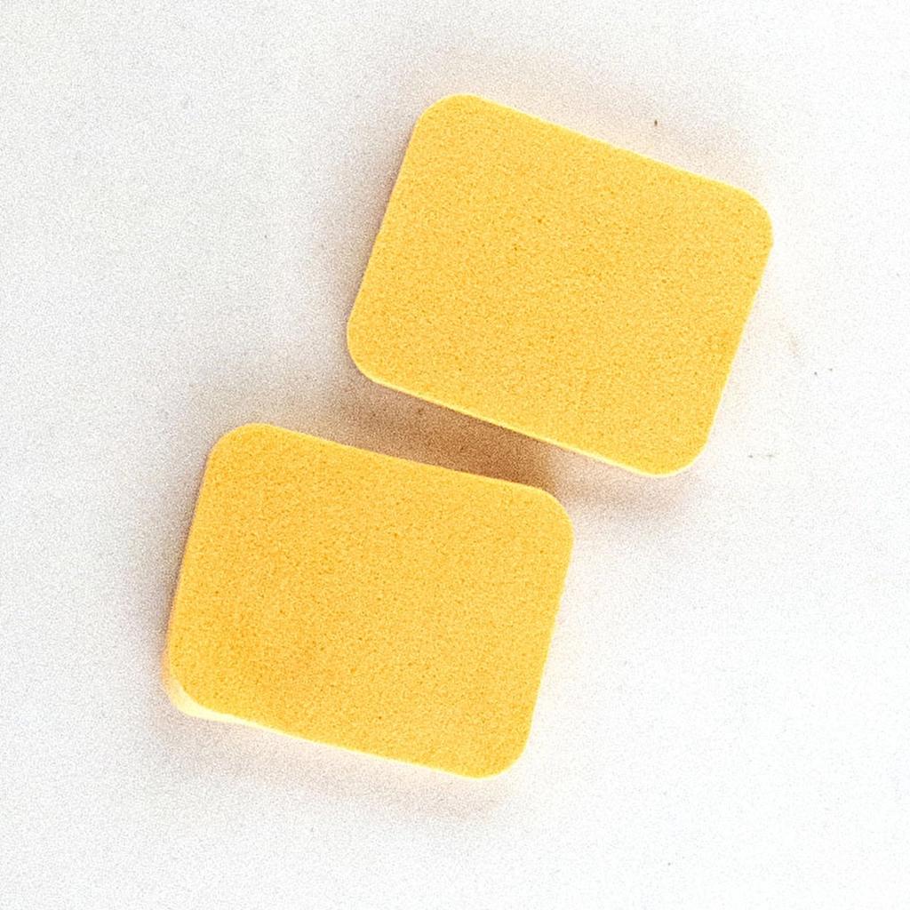 Perge Pudi Roma Blush Sponge Set for Flawless Blending, 2 Pack by Beauty Care Bag