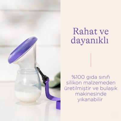 Lansinoh Silicone Breast Milk Collector & Saver: Hands-Free Leak Catcher for Effortless Breastfeeding & Pumping by Beauty Care Bag