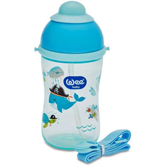 Wee Baby Soft Spout Sippy Cup for Infants - 12.85 fl oz, 6+ Months, Drip-Proof & Easy to Use by Beauty Care Bag