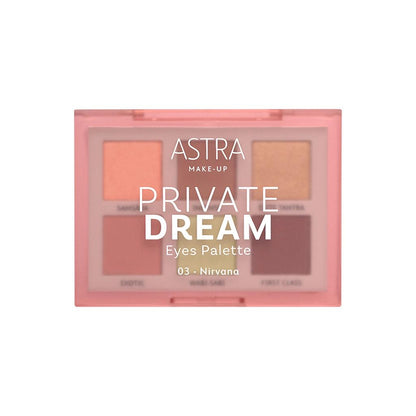 Astra Private Dream 6-Shade Eyeshadow Palette 03 Nirvana by Beauty Care Bag