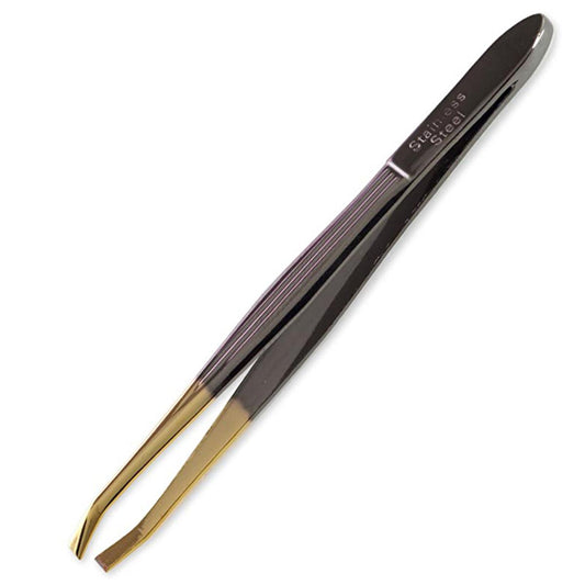 Nascita ergonomic nanotechnology tweezer with flat-edged tip