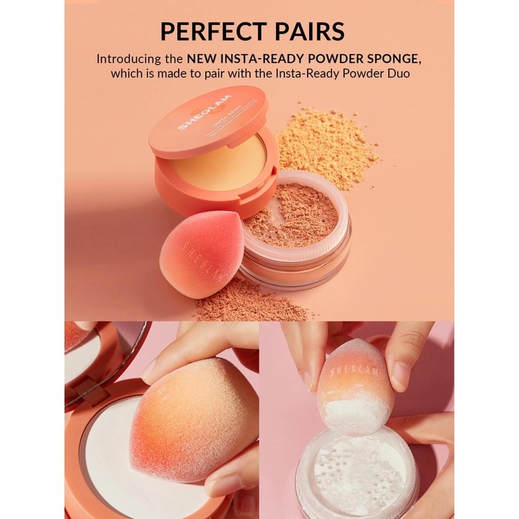Sheglam Insta Ready Powder Duo Translucent 14g by Beauty Care Bag
