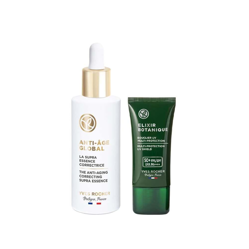 Elixir Botanique anti-aging set with serum and SPF 50 plus cream