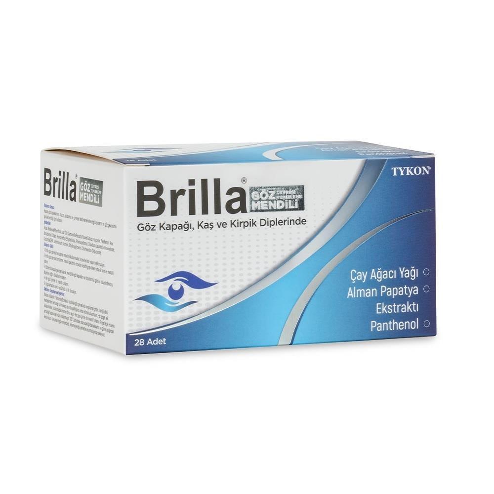 Brilla Eye Contour Cleansing Wipes for Sensitive Skin 28 Count by Beauty Care Bag