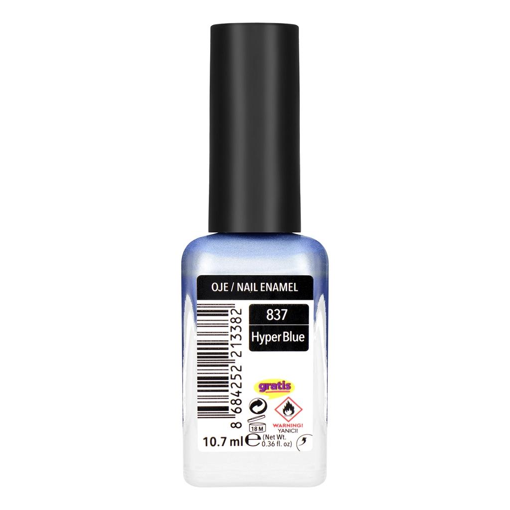 LYKD My Style Up Nail Enamel 837 Hyper Blue 10ml by Beauty Care Bag