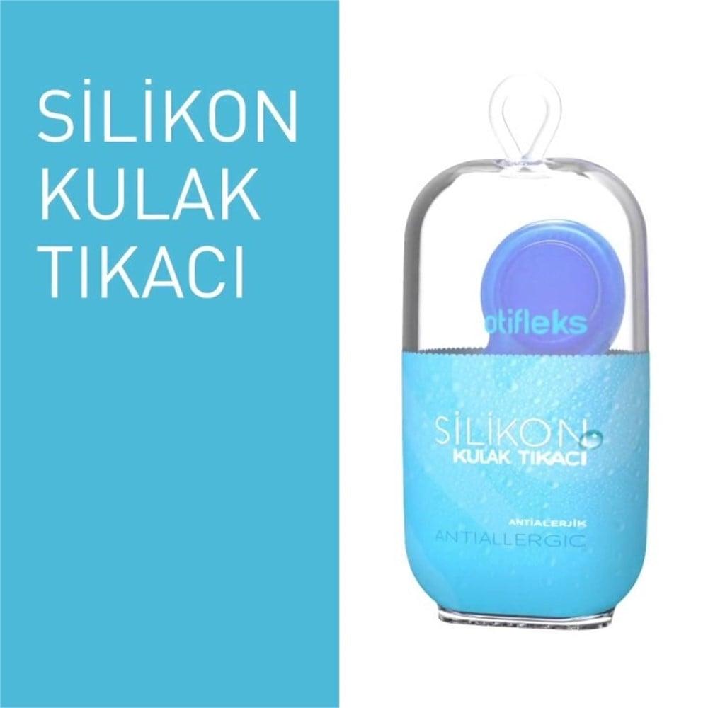 Otifleks 100% German Silicone Earplugs - Reusable, Hypoallergenic, Noise Protection for Better Sleep by Beauty Care Bag