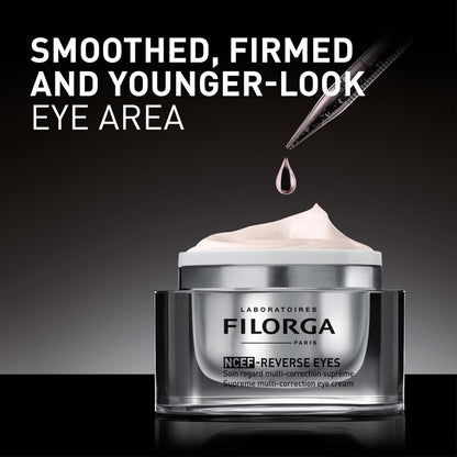 Filorga NCEF Reverse Eyes Cream 15ml - Anti-Aging Eye Cream with Caffeine & Peptides by Beauty Care Bag
