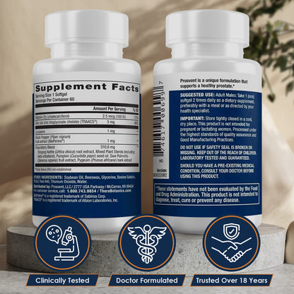 Prosvent Advanced Men's Prostate Support Natural Supplement 60 softgels by Shahmori