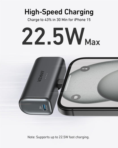 Anker Nano Power Bank (22.5W, Built-In USB-C Connector) by Anker