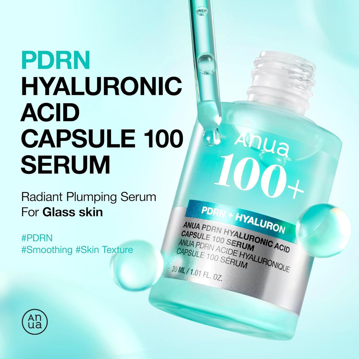 ANUA PDRN Hyaluronic Acid Capsule 100 Serum by AsiaBeautyMall