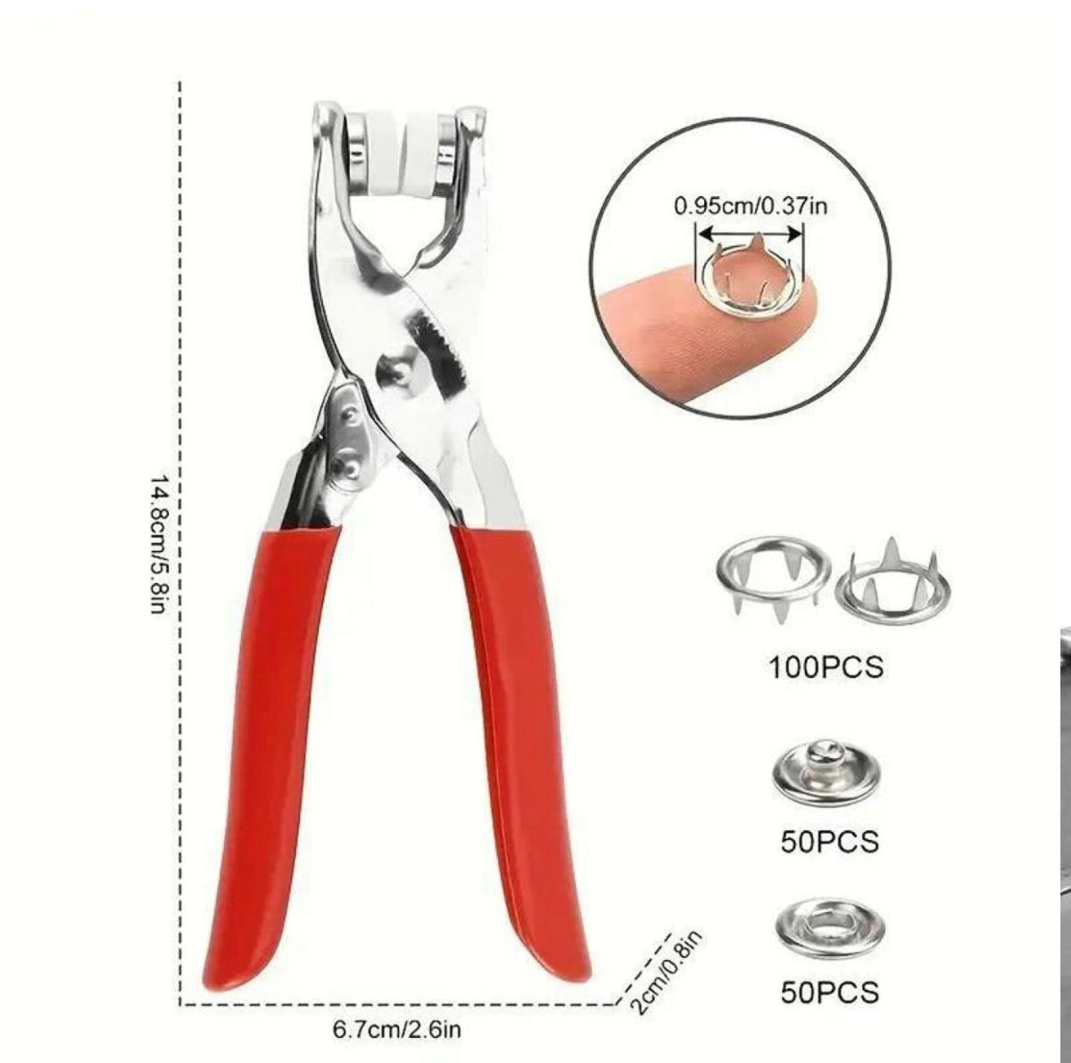 SewEase Button & Pliers Kit by V.I.P Digital Presence