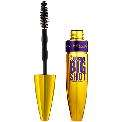 Maybelline Colossal Big Shot Mascara - Volumizing Very Black 9.5ml for Dramatic Lashes by Beauty Care Bag