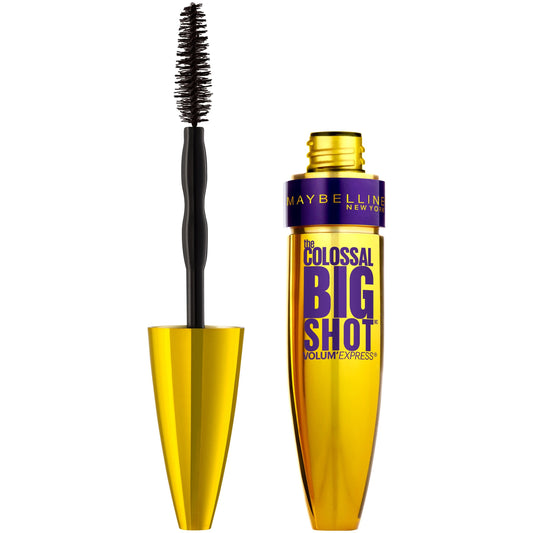 Maybelline Colossal Big Shot Mascara - Volumizing Very Black 9.5ml for Dramatic Lashes by Beauty Care Bag