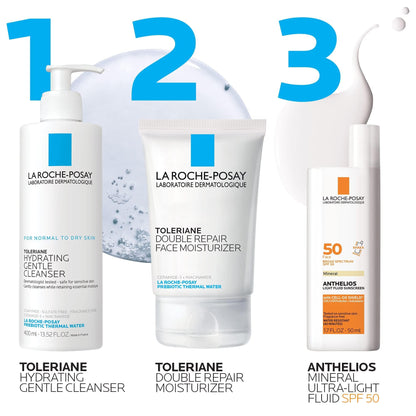 La Roche-Posay Tinted Sunscreen Gel-Cream SPF 50+ - Oil Control, Matte Finish for Sensitive Skin by Beauty Care Bag